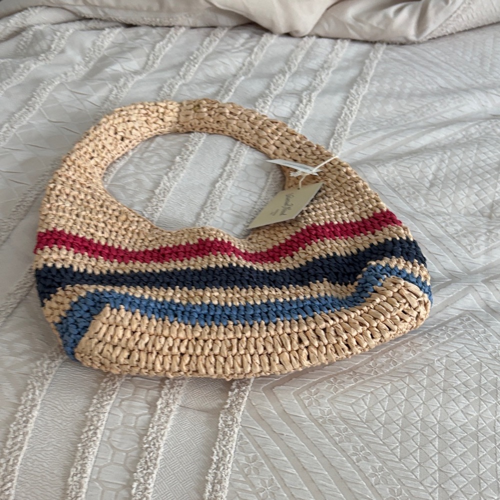 Universal Thread Multicolor Woven Shoulder Bag NWT - image 3